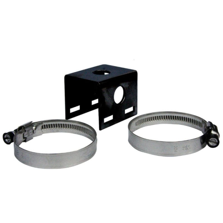 Antenna Aerial Bullbar Mount Black with Hose Clamps Antenna Aerial Bullbar Mount Black with Hose Clamps