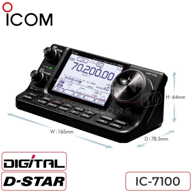 Icom IC-7100 HF/VHF/UHF All Mode Transceiver | Tin Can Solutions
