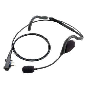 icom hs-95lwp hs95lwp headset with vox and boom microphone