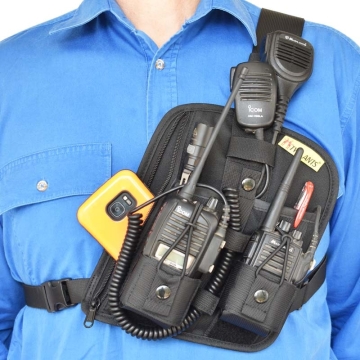 Double Adjustable Radio & Phone Chest Harness - Two Ants® Atta