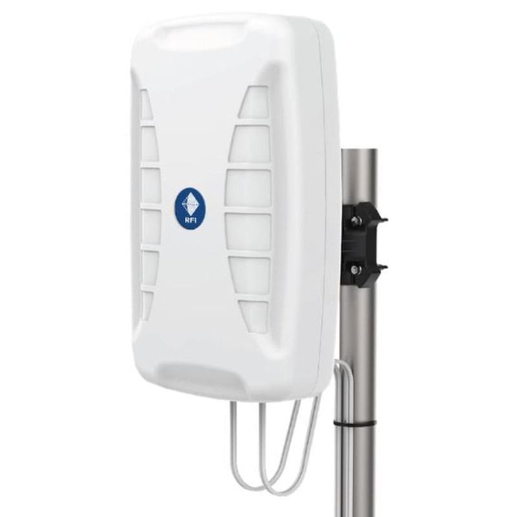 RFI XPOL Directional 4x4 MIMO 3G/4G/5G Panel Antenna with 4 N Bulkhead Connectors