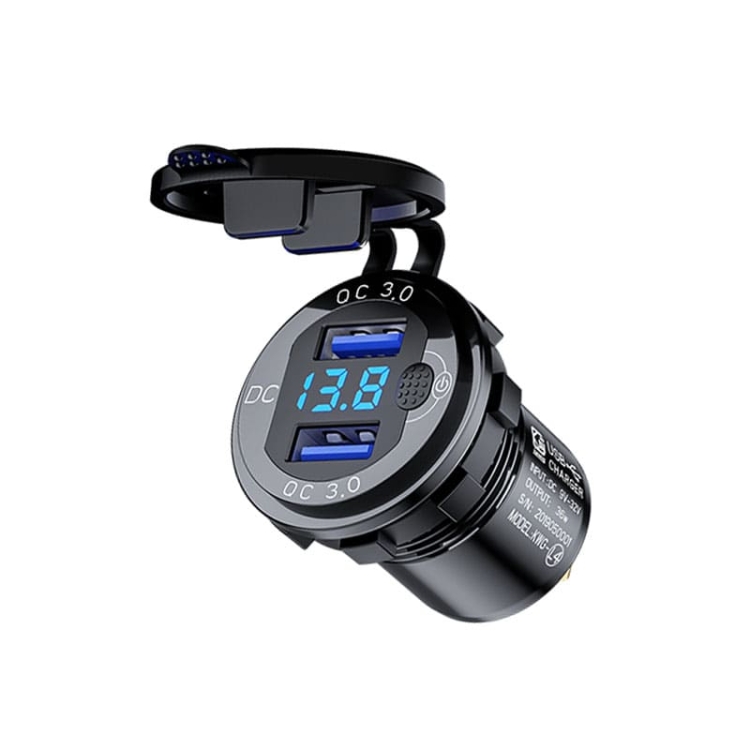 USB C quick charge dc dual power outlet