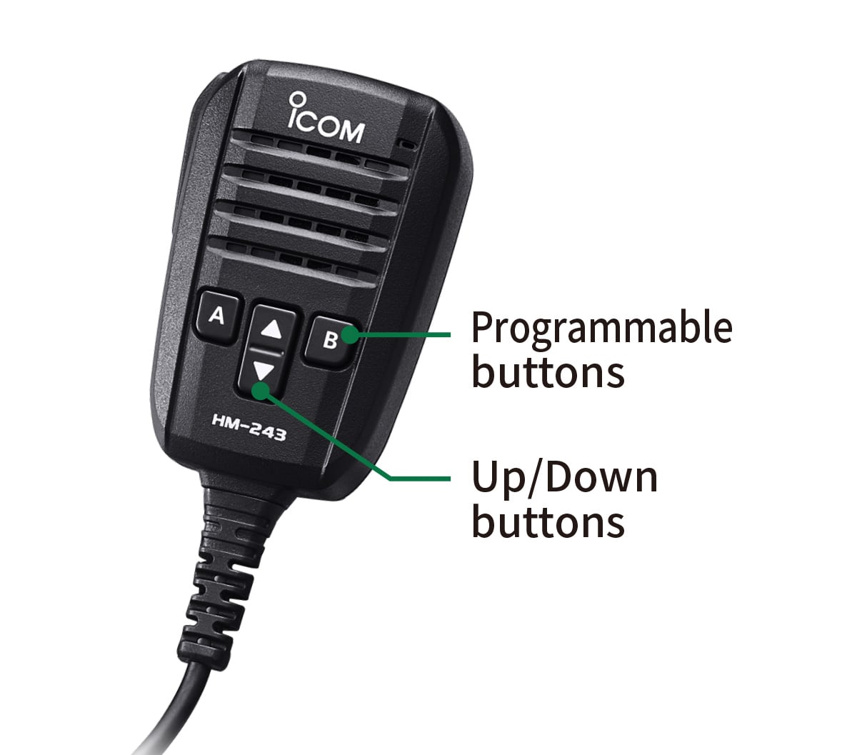 Icom IC-705 Portable Programmable Microphone